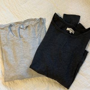 Madewell bundle. Dark and light grey. Size medium